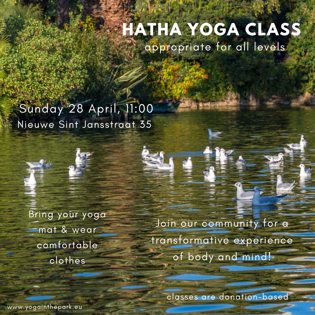 Yoga class Sunday 28 April, 11:00 @ Nieuwe Sint Jansstraat 35